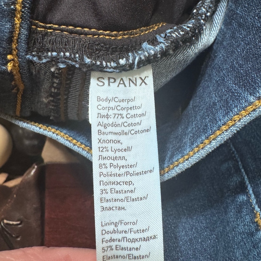 SPANX Dark Blue Skinny Jeans - Picture 5 of 9